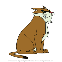 How to Draw Mountain Lion from Sidekick