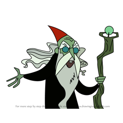 How to Draw Wardrobeman from Sidekick