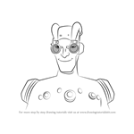 How to Draw Game Master from Slugterra