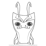 How to Draw Grimmstone from Slugterra