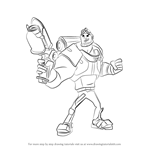 How to Draw Locke from Slugterra