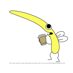 How to Draw Bug from Smiling Friends