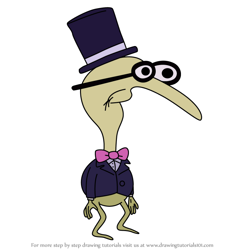 How to Draw Mr. Peanut from Smiling Friends