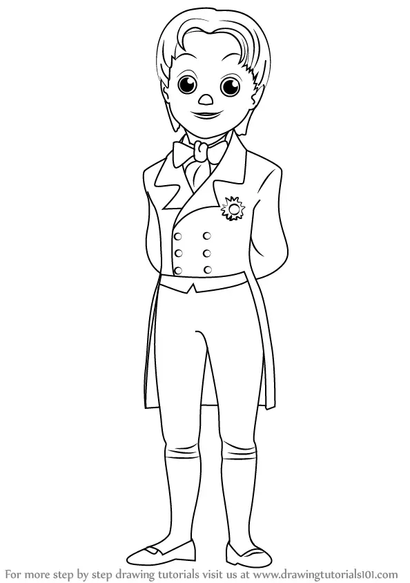 Learn How to Draw Prince James from Sofia the First (Sofia the First) Step  by Step : Drawing Tutorials