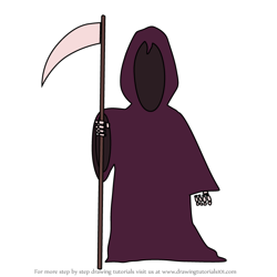 How to Draw Death from South Park