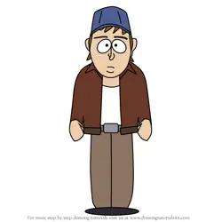 How to Draw Dwight Schultz from South Park
