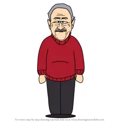 How to Draw Gene Hackman from South Park