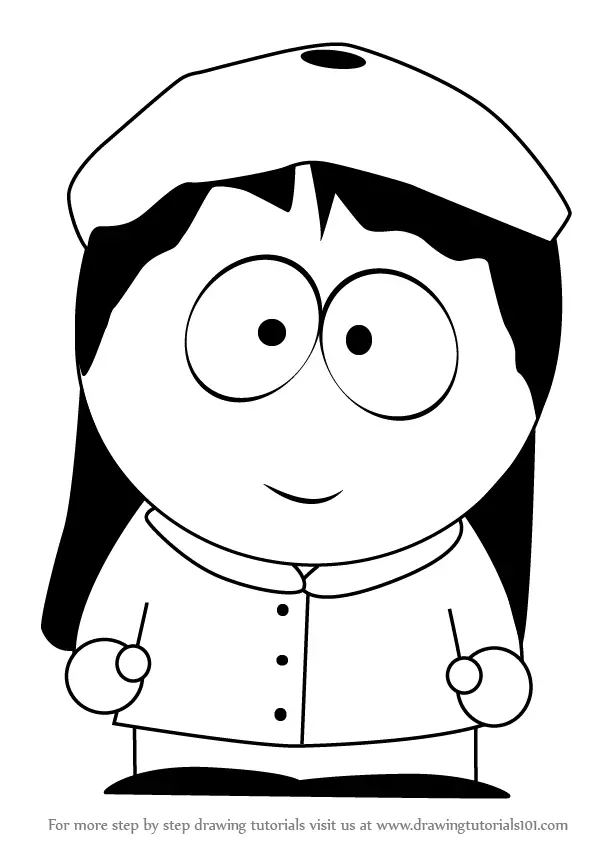 Learn How to Draw Wendy Testaburger from South Park (South Park) Step