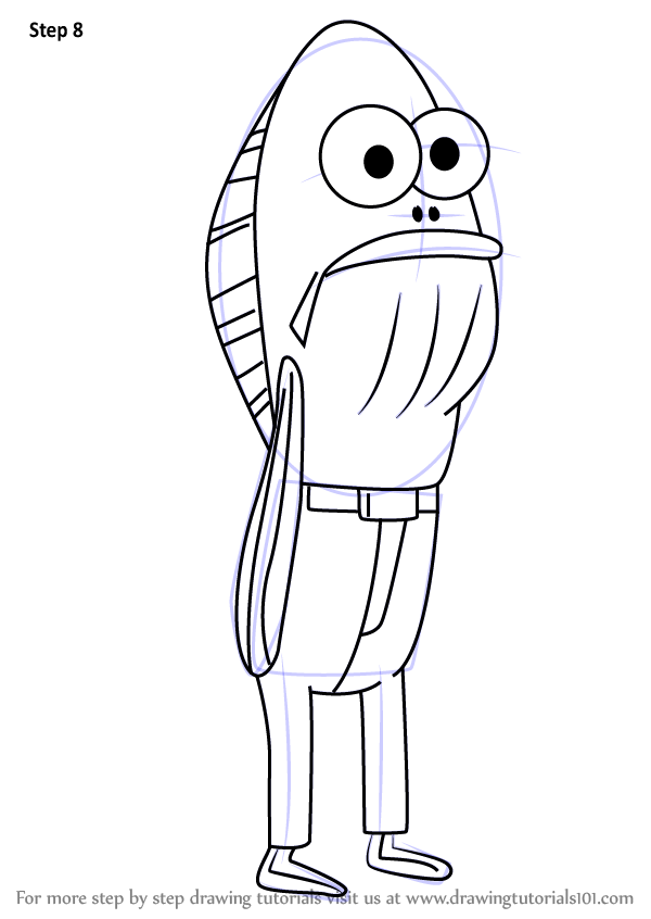 Learn How to Draw Fred Rechid from SpongeBob SquarePants (SpongeBob