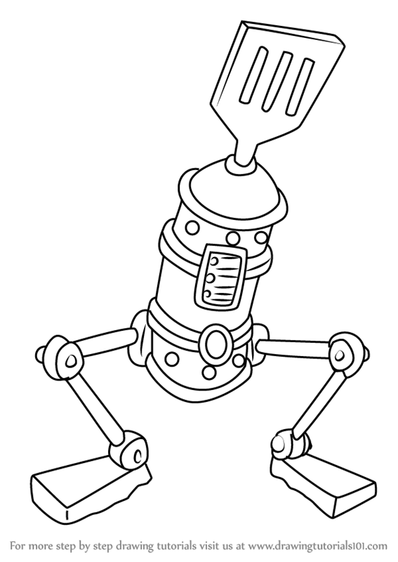 Learn How to Draw Le Spatula from SpongeBob SquarePants (SpongeBob