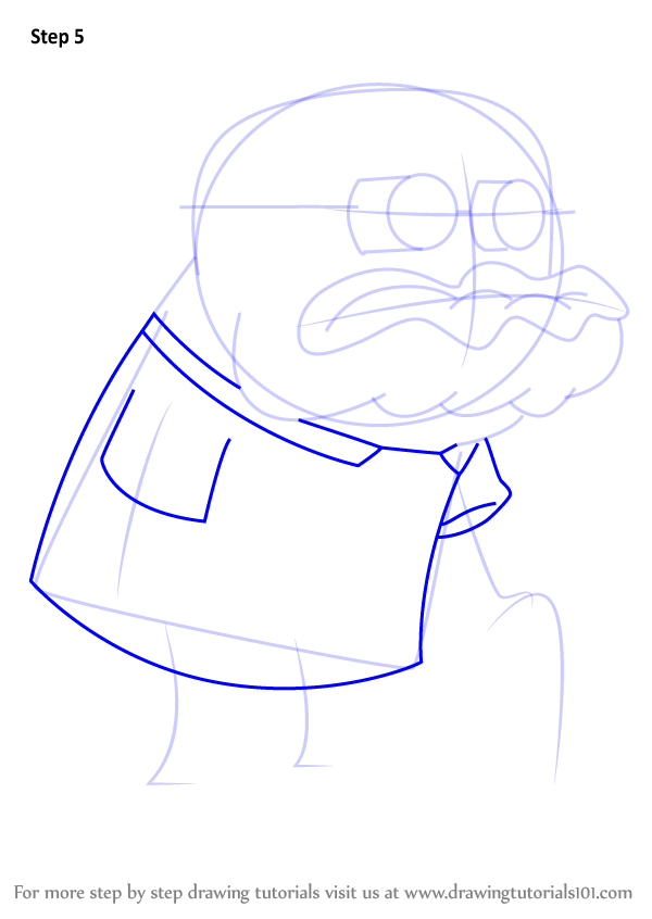 How to Draw Old Man Jenkins from SpongeBob SquarePants (SpongeBob