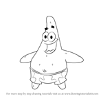 How to Draw Patrick Star from SpongeBob SquarePants
