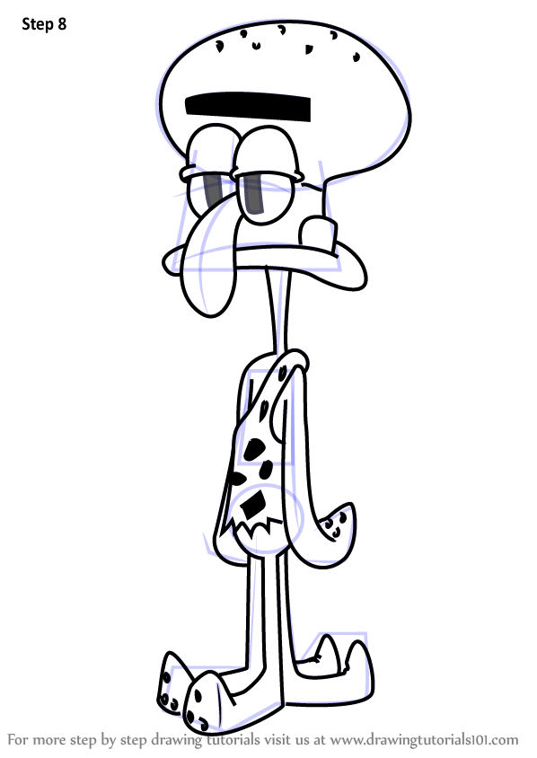 Learn How to Draw Squog from SpongeBob SquarePants (SpongeBob