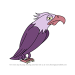 How to Draw Bald eagle from Star vs the Forces of Evil