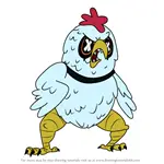 How to Draw Big Chicken from Star vs the Forces of Evil