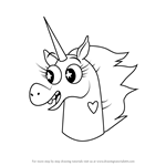 How to Draw Pony Head from Star vs. the Forces of Evil