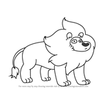 How to Draw Lion from Steven Universe