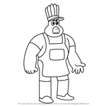 How to Draw Mr. Fryman from Steven Universe