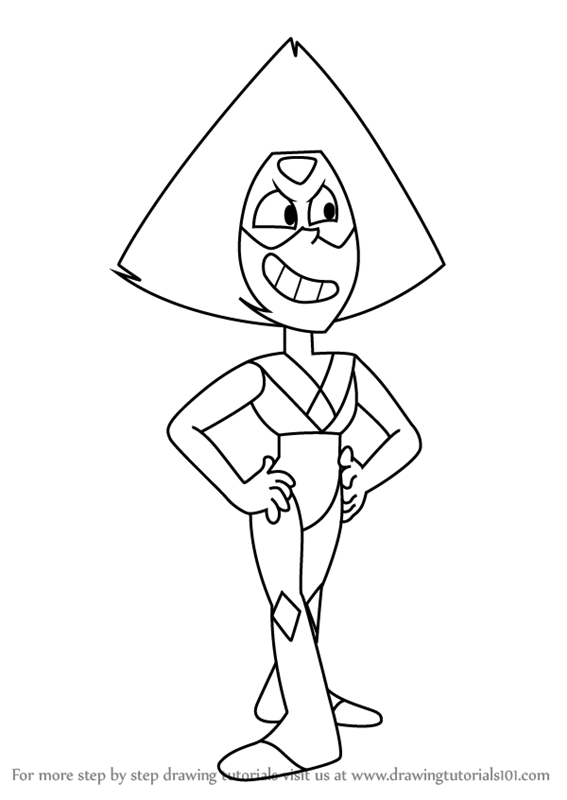 Learn How to Draw Regular Peridot from Steven Universe (Steven Universe