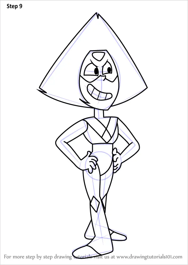 Learn How to Draw Regular Peridot from Steven Universe (Steven Universe