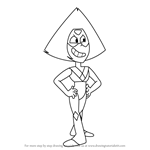 How to Draw Regular Peridot from Steven Universe