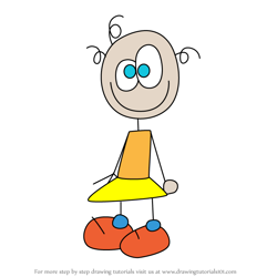 How to Draw Polly from Stickin' Around