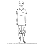 How to Draw Johnny from Stoked