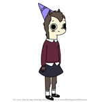How to Draw Hedgehog from Summer Camp Island