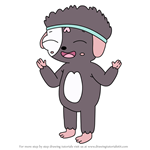 How to Draw Puddle from Summer Camp Island