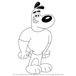 How to Draw Dudley Puppy from T.U.F.F. Puppy
