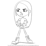 How to Draw Terra from Teen Titans Go