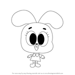 How to Draw Anais Watterson from The Amazing World of Gumball