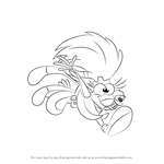 How to Draw Stacy Beaver from The Angry Beavers