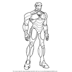 How to Draw Iron Man from The Avengers - Earth's Mightiest Heroes!