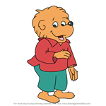 How to Draw Brother Bear from The Berenstain Bears
