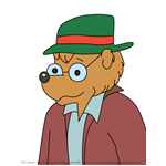 How to Draw Dr. Biff Bruin from The Berenstain Bears