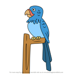 How to Draw Little Bird Blue from The Berenstain Bears