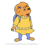 How to Draw Sally Beary from The Berenstain Bears