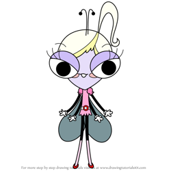 How to Draw Dawn Swatworthy from The Buzz on Maggie