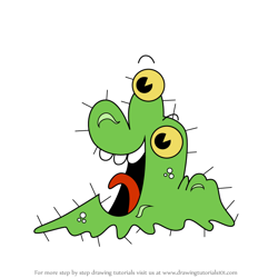 How to Draw Germy from The Buzz on Maggie