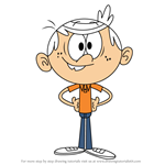 How to Draw Lincoln Loud from The Casagrandes