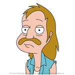 How to Draw Lester Krinklesac from The Cleveland Show