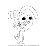 How to Draw Chester McBadbat from The Fairly OddParents