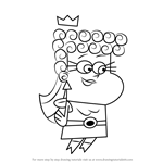 How to Draw Mama Cosma from The Fairly OddParents