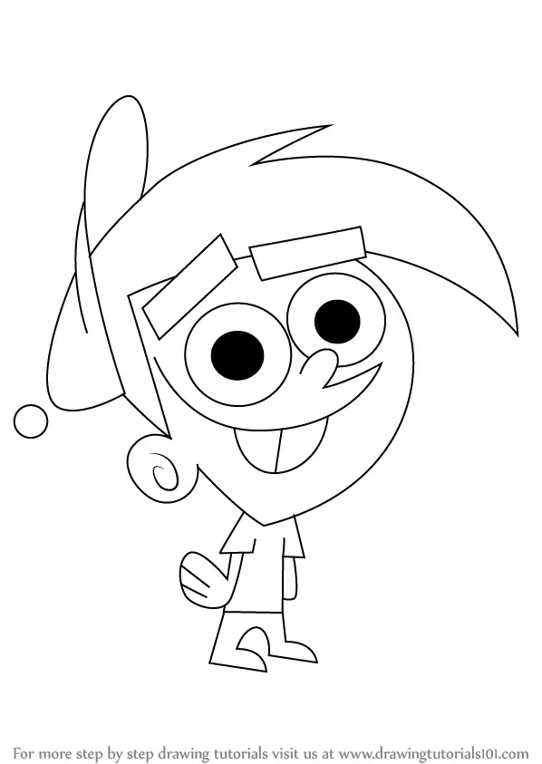 Learn How to Draw Timmy Turner from The Fairly OddParents (The Fairly  OddParents) Step by Step : Drawing Tutorials