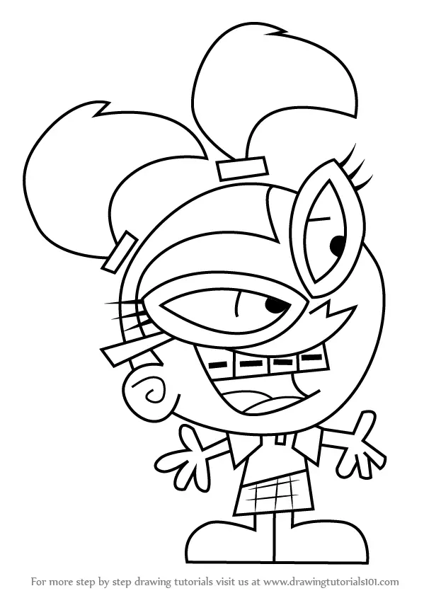 Learn How to Draw Tootie from The Fairly OddParents (The Fairly