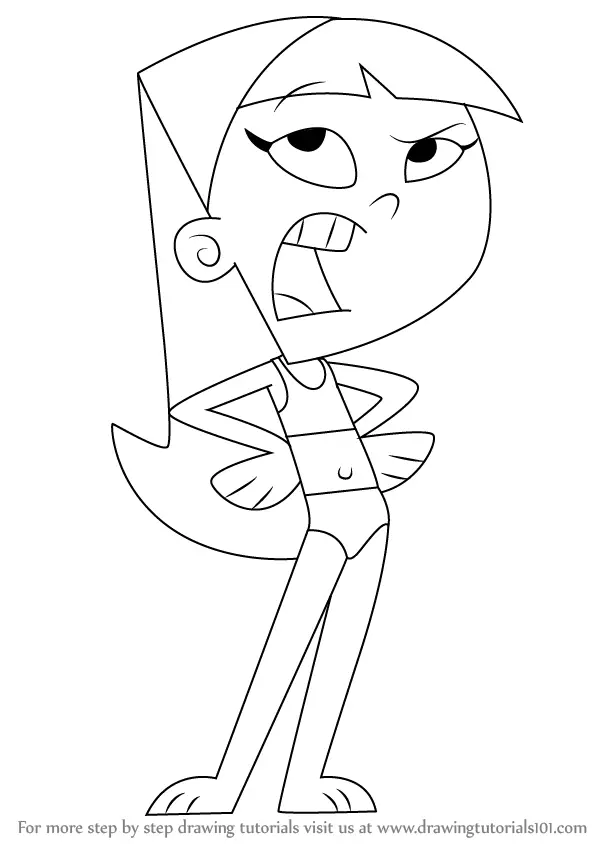 Featured image of post How To Draw Timmy Turner Step By Step The back of his head should be a triangle as well