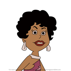 How to Draw Barbara Quartz from The Flintstones