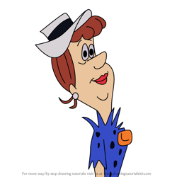 How to Draw Esther from The Flintstones