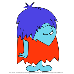How to Draw Gobby Gruesome from The Flintstones